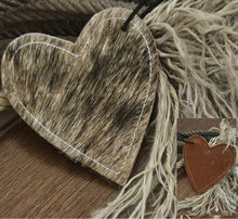 Heart Cowhide Car Freshener